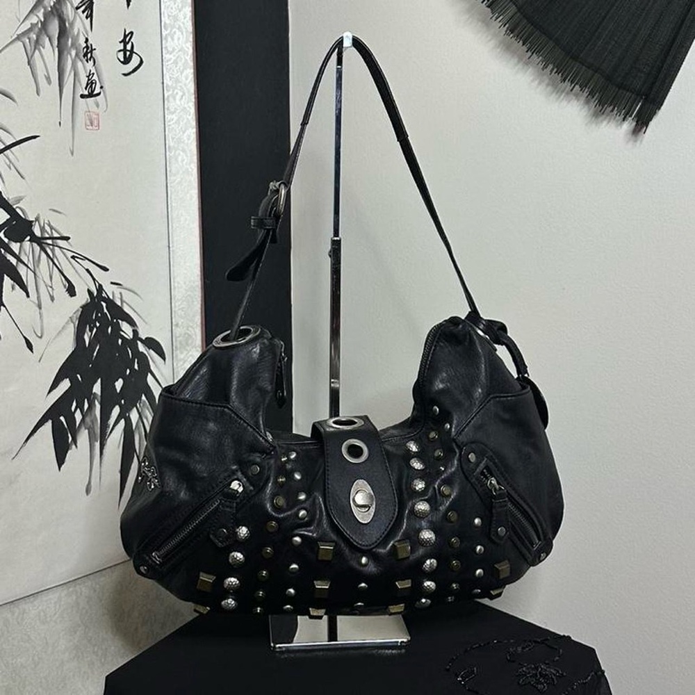 SOLD ❣️ Black Studded Women's Bag